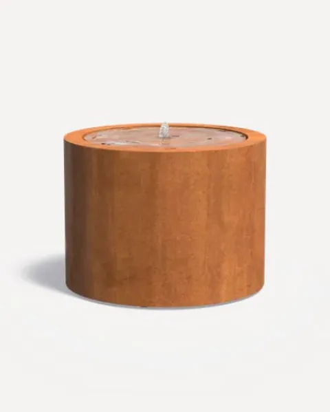 Фонтан круглий «Водяний стіл», сталь CorTen, 100/75 см
